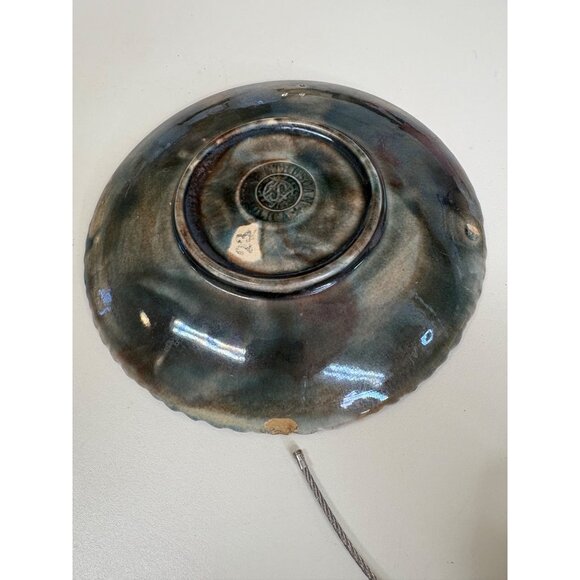 Antique Etruscan Majolica Seaweed Shell Design Plate 6” Collector Gift NOTE Holi - Picture 16 of 16